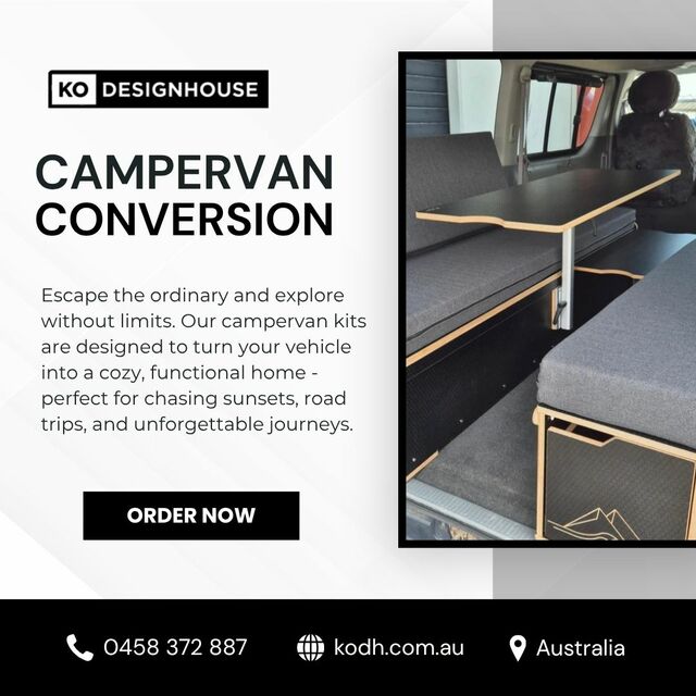 Campervan-kits High-End Camper Van Conversion Kits for Comfort & Storage