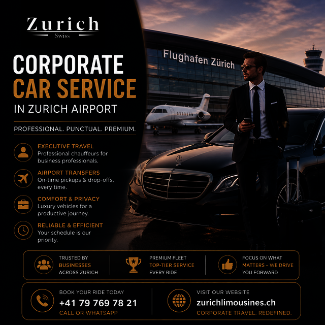 Corporate Car Service in Zurich airport Corporate Car Service in Zurich
