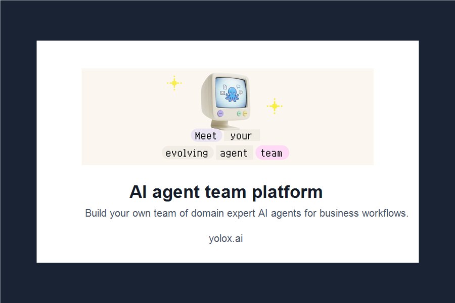 Yolox AI Agent Team Platform Picture Box