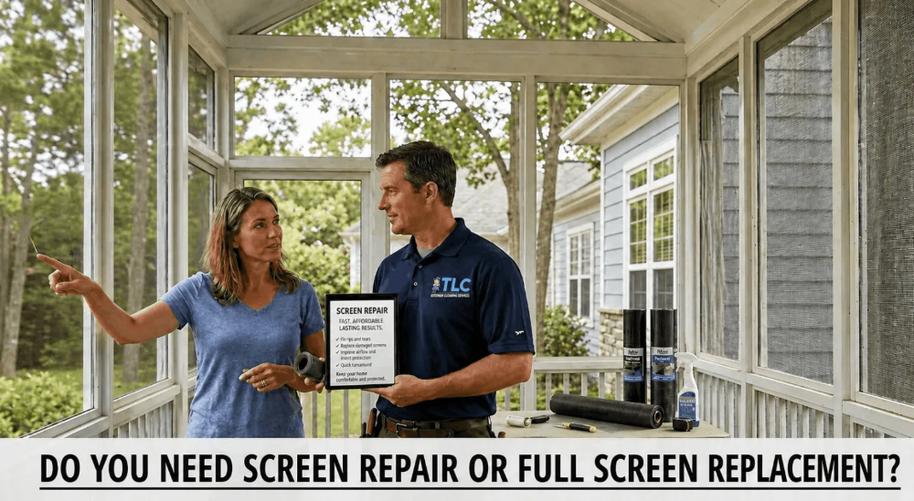 Trusted Screen Repair Services for Homes in Apex. Picture Box