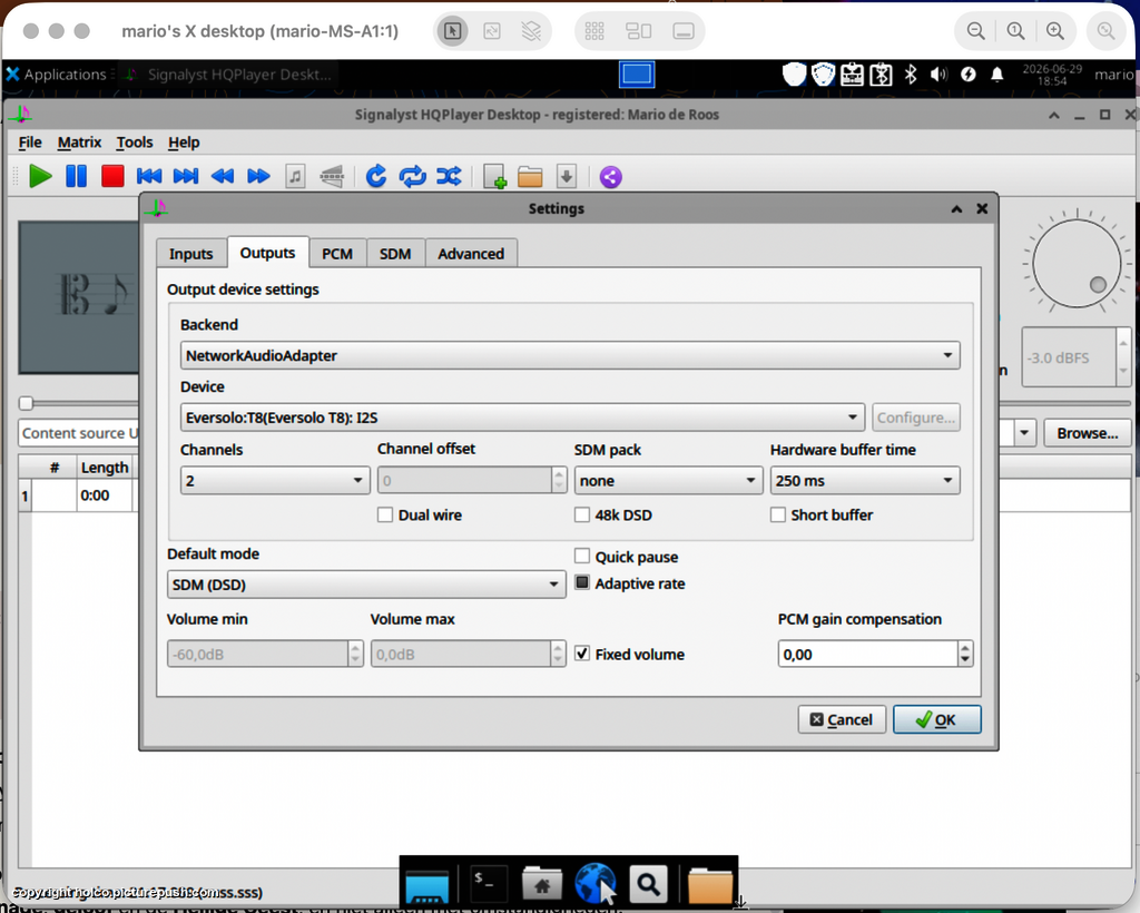Outputs HQPlayer