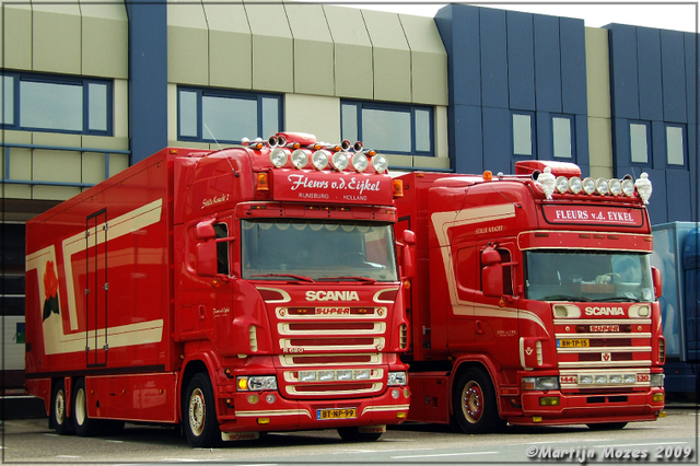 Fleurs vd Eijkel Scania R620 & Scania 144 - 530 Vrachtwagens
