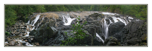 englishman river falls Panorama Images