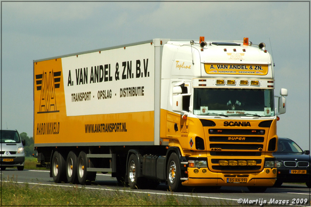 Van Andel Scania R500 Snelweg foto's