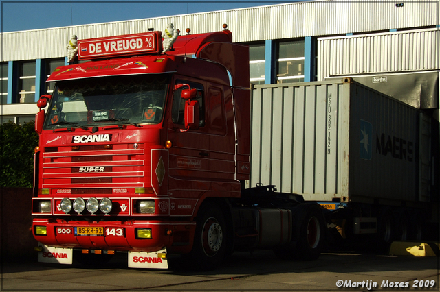 De Vreugd A/S Scania 143 - 500 Vrachtwagens
