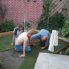 Tuin Verbouwing week 33 01 - In de tuin 2001