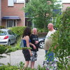 Christa en John en Ron 28-0... - In de tuin 2010