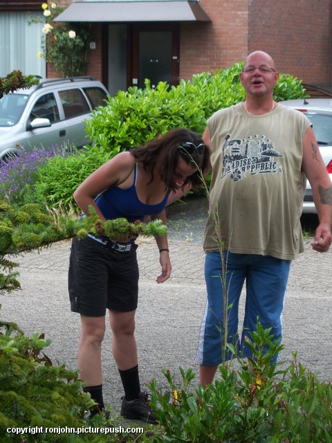 Ron en Christa 28-06-09 2 In de tuin 2010