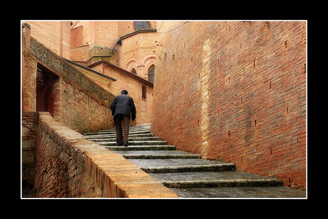--Siena stair Italy photos
