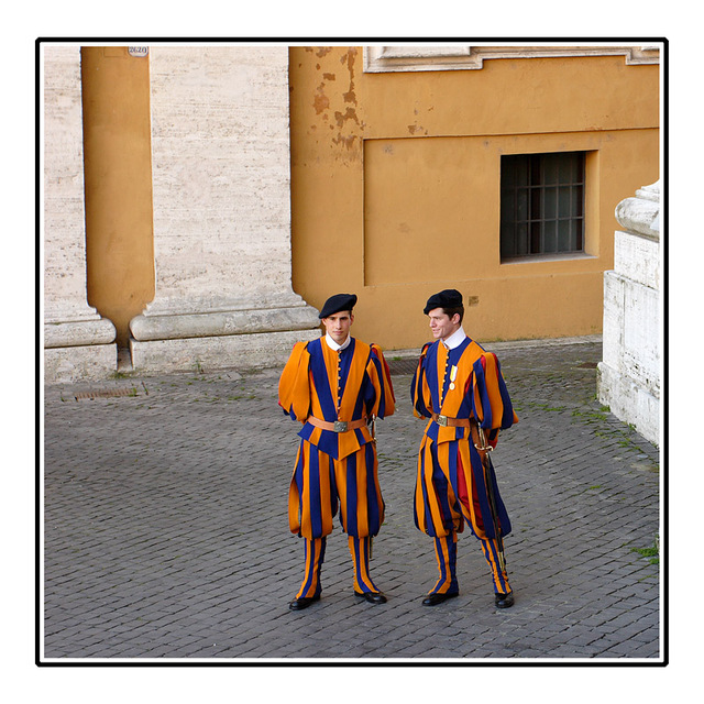 St Peter's Guards Italy photos