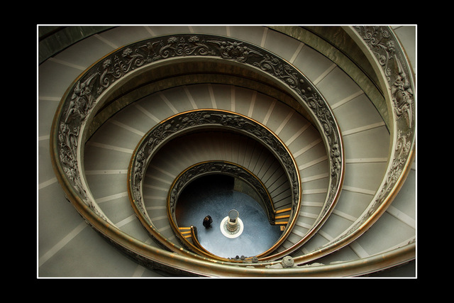 --vatican Museum stair Italy photos