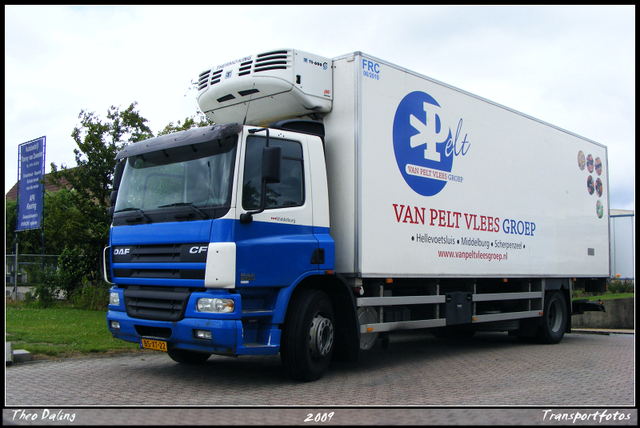 BS-XT-22 van Pelt vleesgroup diverse trucks in Zeeland