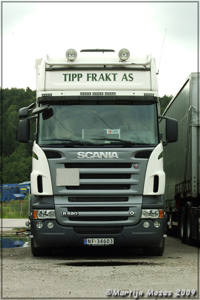 Tipp Frakt Scania R620 Vrachtwagens