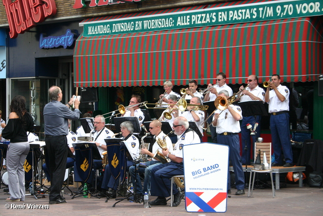 Â© RenÃ© Vriezen 2009-07-26 #0013 Politie Bigband Gelderland-Midden Korenmarkt zondag 26 juli 2009