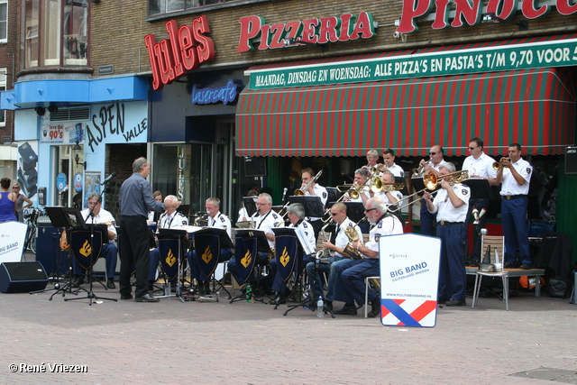 Â© RenÃ© Vriezen 2009-07-26 #0001 Politie Bigband Gelderland-Midden Korenmarkt zondag 26 juli 2009