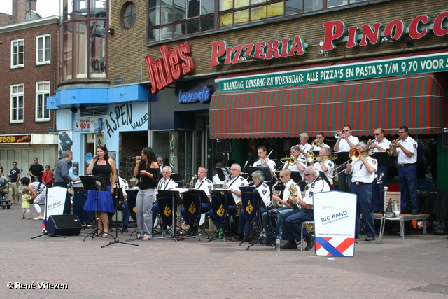 Â© RenÃ© Vriezen 2009-07-26 #0012 Politie Bigband Gelderland-Midden Korenmarkt zondag 26 juli 2009