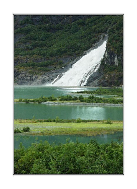Mendenhall Waterfall Alaska and the Yukon