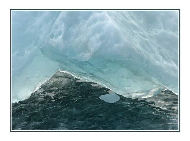 Hubbard blue ice Alaska and the Yukon