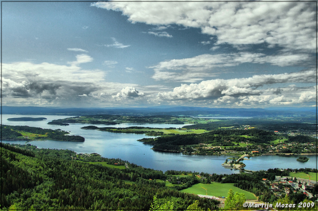 Uitkijkpunt Honefos HDR Foto's