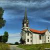 Kerk in Noorwegen - HDR Foto's