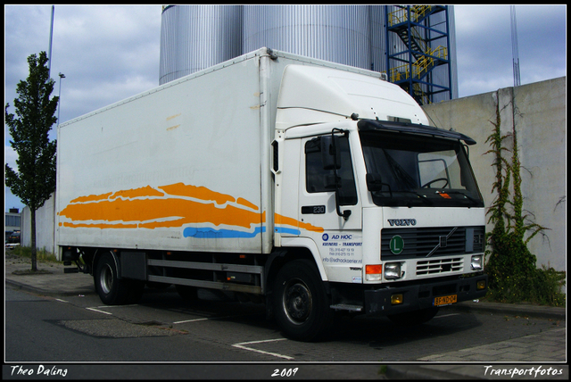 BF-ND-04 Ad Hoc Koeriers - Transport - Rotterdam Truck's spotten in Rotterdam 12-9-2009