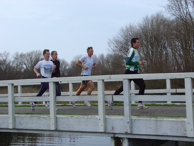 DSC07561 Yuri Verolme, Erik vd Meer, Marco v Leeuw Oliebollenloop 31 dec 06