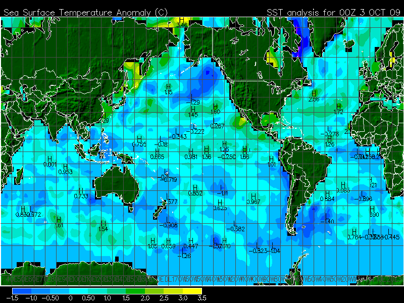 sst anom-091004 - 