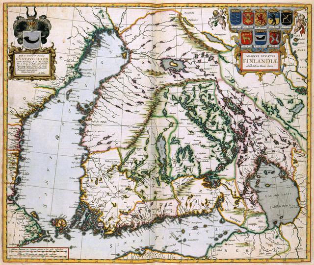 MAGNUS DVCATVS FINLANDIAE Old maps of Finland