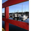 red fence boats - Vancouver Island
