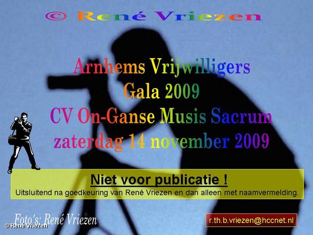  René Vriezen 2009-11-14 #0000 Arnhems Vrijwilligers Gala 2009 Musis Sacrum zaterdag 14 november 2009