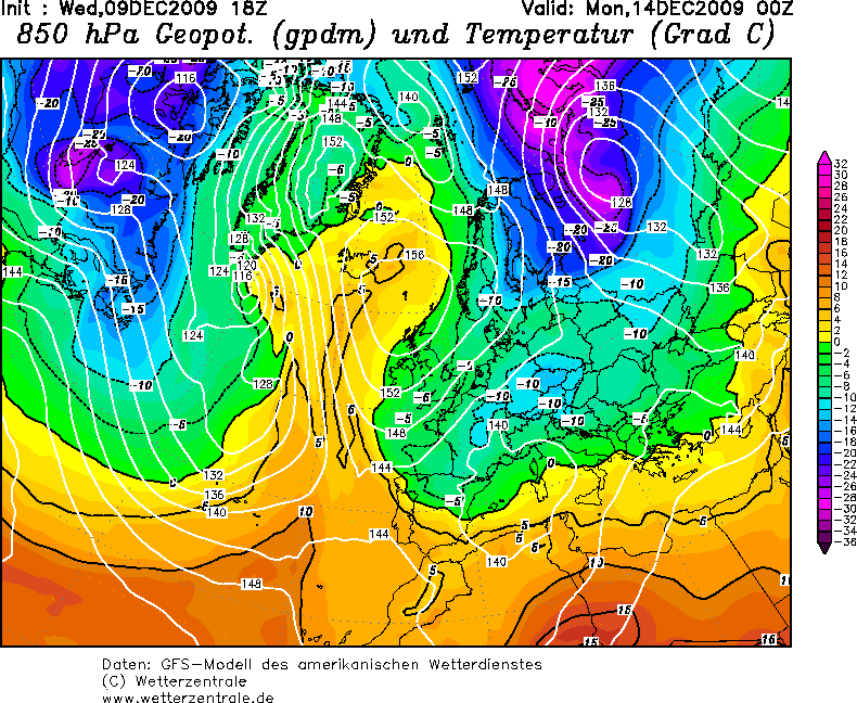 14.12.2009 T 850 hpa - 