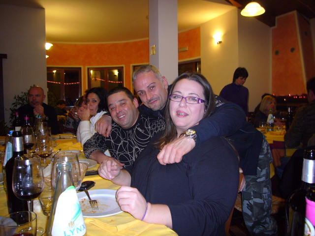 10. Cena di Natale 2009 a spezia con Luk