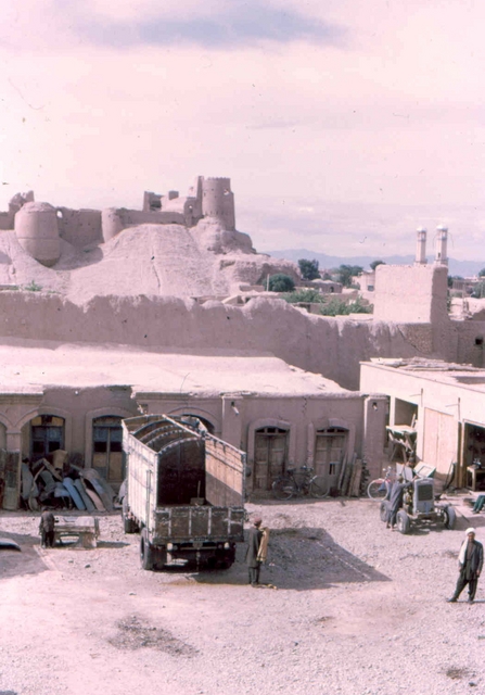 Herat view from hotelroom Afghanstan 1971, on the road