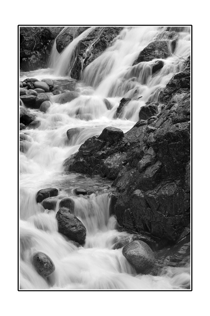 Englishman River B&W 2 Black & White and Sepia