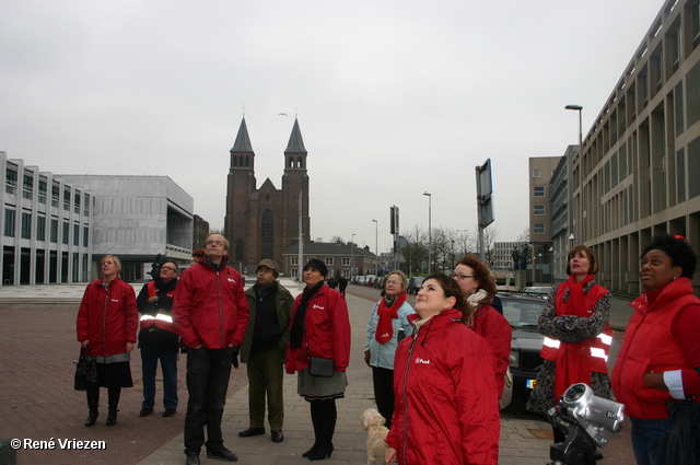  RenÃ© Vriezen 2010-01-23 #0023 PvdA Arnhem GR2010 Kandidaten plakken affiches zaterdag 23 januari 2010