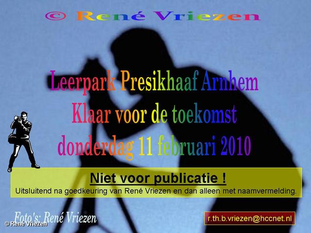  RenÃ© Vriezen 2010-02-11 #0000 Leerpark Presikhaaf Arnhem Klaar voor de toekomst donderdag 11 februari 2010