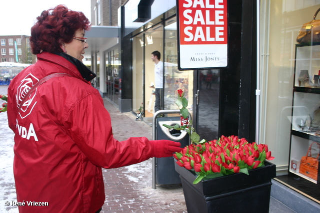  RenÃ© Vriezen 2010-02-13 #0112 PvdA Armhem Canvassen Binnenstad Arnhem zaterdag 13 februari 2010