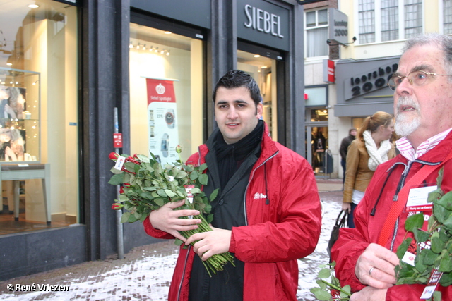  RenÃ© Vriezen 2010-02-13 #0081 PvdA Armhem Canvassen Binnenstad Arnhem zaterdag 13 februari 2010