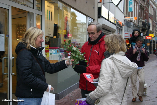  RenÃ© Vriezen 2010-02-13 #0085 PvdA Armhem Canvassen Binnenstad Arnhem zaterdag 13 februari 2010