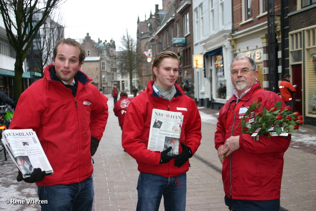  RenÃ© Vriezen 2010-02-13 #0088 PvdA Armhem Canvassen Binnenstad Arnhem zaterdag 13 februari 2010