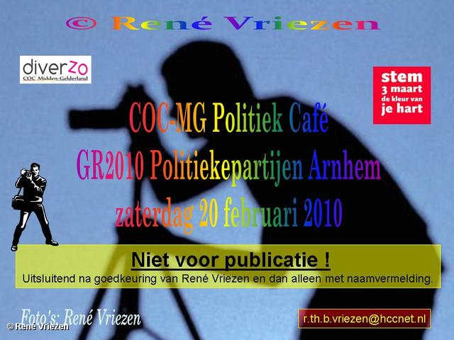  RenÃ© Vriezen 2010-02-20 #0000 COC-MG Politiek CafÃ© GR2010 zaterdag 20 februari 2010