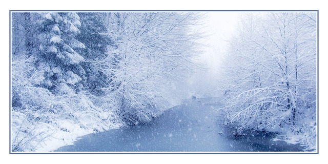 snowy blues Landscapes
