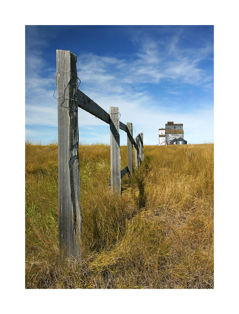 --Fence in Saskatchewan Saskatchewan