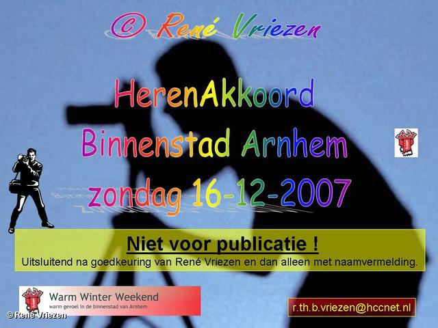 ©René Vriezen 2007-12-16 #0000 HerenAkkoord Warme Winter Weken Binnenstad Arnhem zondag 16-12-2007