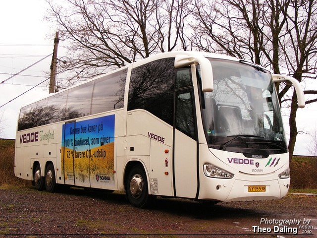 Vedde - Kopenhaven (D) VY 95 538  01-border Touringcar's Buitenland 2010