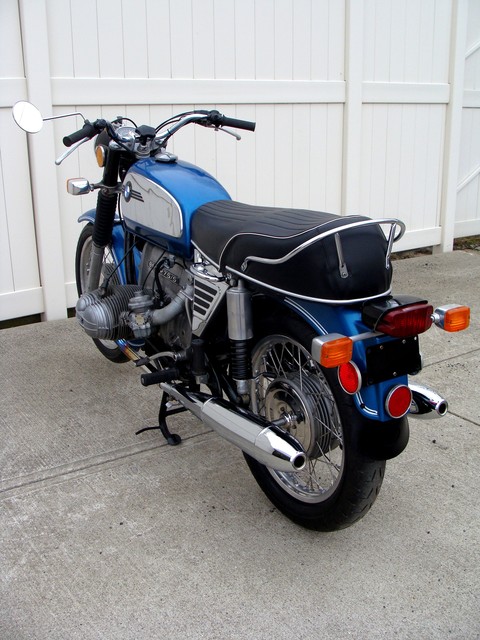 2986124 '72 R75-5 Blue Toaster 011 SOLD....1972 BMW R75/5 Blue, "Toaster" 44,186 Miles.