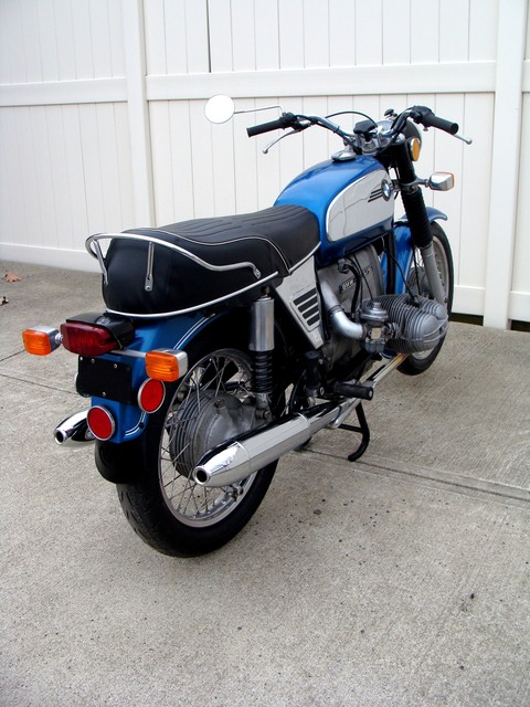 2986124 '72 R75-5 Blue Toaster 013 SOLD....1972 BMW R75/5 Blue, "Toaster" 44,186 Miles.
