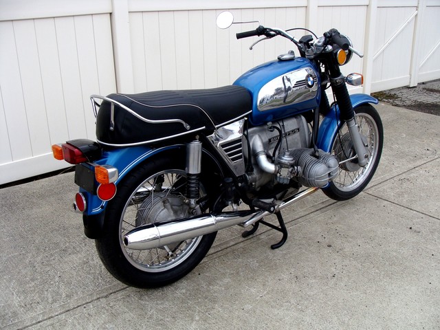 2986124 '72 R75-5 Blue Toaster 014 SOLD....1972 BMW R75/5 Blue, "Toaster" 44,186 Miles.