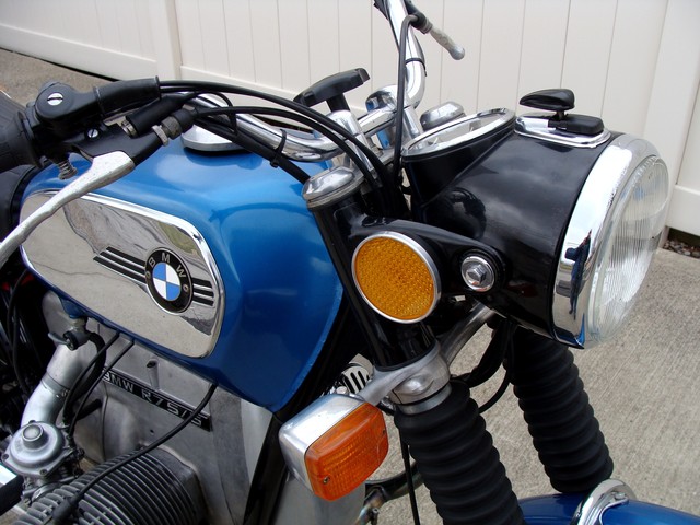 2986124 '72 R75-5 Blue Toaster 022 SOLD....1972 BMW R75/5 Blue, "Toaster" 44,186 Miles.
