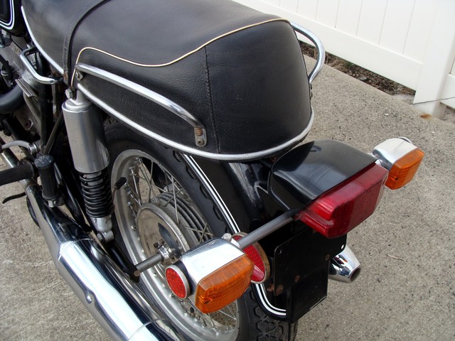 2972677 '70 R75-5 Black 22L 017 SOLD......1970 R75/5 Black #2972677 53,822 Miles. Fresh Factory Major 10K Service, New rear Tire & Battery. Original, unrestored, Good Condition.